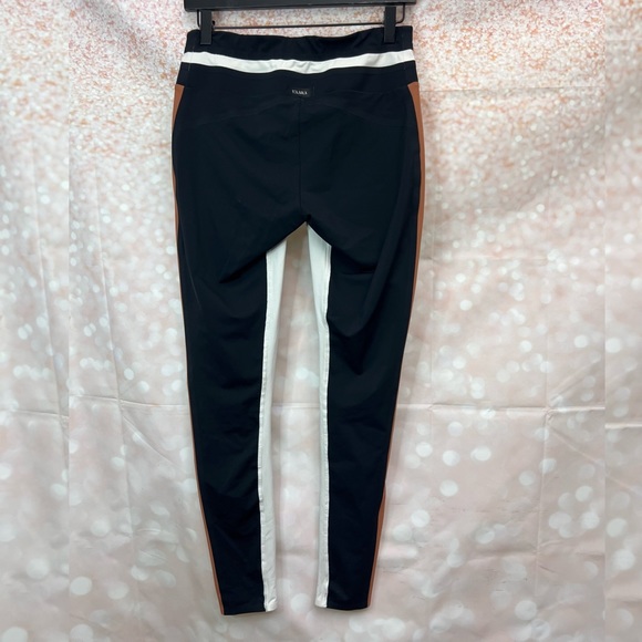 VAARA Flo Tuxedo Leggings in Black, White, and Tan - Picture 3 of 11